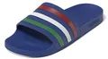 adidas Unisex Adilette Aqua Slides, bold blue/green/ftwr white, 40.5 EU