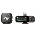 DJI Mic 3 (1 Sender + 1 Empfänger), drahtloses Lavalier-Mikrofon für iPhone/Kamera/Android, Ultraleicht, verlängerte Laufzeit & Schnellladung, 400 m Übertragung