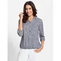 Witt Klassische Bluse Schlupf-Bluse blau 42