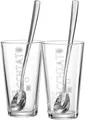 Ritzenhoff & Breker Latte-Macchiato-Glas "Lena", transparent, Ø 8cm x 13,5cm, 350ml, 4 Stk.