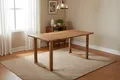 Esstisch Baumkante massiv Akazie natur 160 x 85 cm U-Gestell Holz natur GRAZ