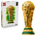 LEGO Editions Sports Offizieller Pokal der FIFA Fußball-Weltmeisterschaft - 3D DIY Modell mit sammelbarer Minifigur - Fußball Geschenk für Jungen & Mädchen ab 12 Jahren und erwachsene Fans - 43020