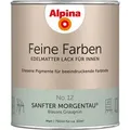 Alpina Feine Farben Lack No. 12  Sanfter Morgentau ® Grau-Grün edelmatt 750 ml
