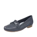 Rieker Damen Slipper 40065-15 beige Gr. 38