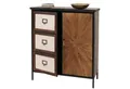 MCW Apothekerschrank MCW-O79-NH Stabiles Gestell aus Eisen