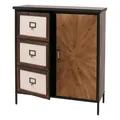 B-Ware Apothekerkommode MCW-O79, Staufächer, Vintage Shabby-Look, natur hell