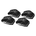 Eufab Fahrradträger-Spanngurte 4er-Set (Schwarz) (12027)