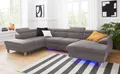 COTTA Wohnlandschaft Komaris U-Form, B: 320 cm, mit Kopfteilverstellung, optional Bettfunktion, Bettkasten & Licht