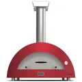 Alfa Forni Moderno 5 Pizze Holz Antik Rot