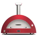 Alfa Forni Moderno 5 Pizze Holz Antik Rot