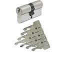 ABUS Profilzylinder ABUS A93 Doppelzylinder versch. Längen mit 3- 10 Schlüssel, mit N+G, Verschiedenschließend 30/40 mm