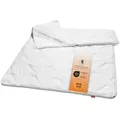 sleepling Microfaserbettdecke Basic 100, Füllung: 100% Polyester, Bezug: 100% Polyester, in 135x200 cm, 155x220 cm und Weitere, Allergiker geeignet, Made in EU weiß 140 cm x 200 cm