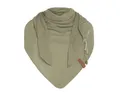 Knit Factory Strickschal Lola Dreieckstuch Olive, (1-St), Schal Halstuch Dreiecksschal Tuch Strickmode