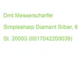Dmt Messerschärfer Simplesharp Diamant Silber, 6 St. 20003 (0017042200039)