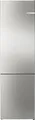 Bosch KGN392ICF Serie 4 Kühl-Gefrier-Kombination, 203 x 60 cm, 260 L Kühlen & 103 L Gefrieren, VitaFresh XXL <0 °C>, No Frost, Hochglanz-Rückwand mit Multi Airflow, Perfect Fit