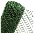 HaGa Profil KUNSTSTOFFZAUN in 1,50m Höhe Zaun (Meterware) dunkelgrün, UV-beständig, Gartenzaun, Hühnerzaun, Weidezaun