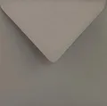 Netuno 25 quadratische Briefumschläge Grau 153 x 153 mm 115g Sirio Color Pietra farbige Umschläge quadratisch elegante Brief-Kuverts bunt für Hochzeit Geburtstag Taufe Weihnachten grey envelope