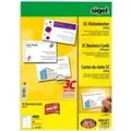Sigel LP801 - Visitenkarten - hochweiß - 85 x 55 mm - 250 g/m2 - 400 Karte(n) (40 Bogen x 10) (LP801)