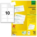 SIGEL 400 Visitenkarten LP801 satiniert weiß 250 g/qm
