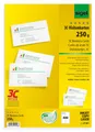 400 SIGEL Visitenkarten LP801 satiniert weiß 250 g/qm