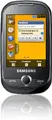 Samsung Corby S3650 Handy (Touchscreen, 2MP Kamera, MP3-Player) Chrome-Yellow