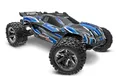 TRAXXAS Rustler 4X4 VXL Brushless RC Auto, LKW, Rennsport, 1:10, 65 mph, Blau, Erwachsene, männlich
