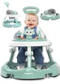 Twinky® Lauflernwagen mit Spielset & Bodenmatte - Robuste 4-fach verstellbare Vorschul-Lauflernhilfe - Ideal als Gehhilfe für die ersten Schritte Ihres Kleinen (Mint Grün)
