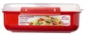 sistema® Mikrowellendose 7.8 cm hoch rot, transparent SI1114