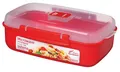 Sistema Mikrowellendose RECTANGULAR 1,25 Liter rot