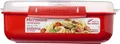 Sistema Mikrowellen-Box, Plastik, Rot, 1.25 L