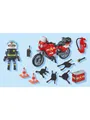 Playmobil Action - Feuerwehrmotorrad & Ölunfall