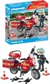 Feuerwehr-Motorrad am Einsatzort