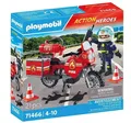 4008789714664 Zestaw z figurką Action Heroes 71466 Motocykl straży pożarnej na m