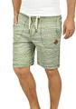 !Solid SDAris Herren Sweatshorts Kurze Hose Jogginghose mit Melierung Kordel Eingrifftaschen Baumwollmischung Regular fit, Größe:2XL, Farbe:Ivy Green (3797)