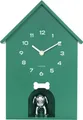 Karlsson - Wanduhr Dog House - Grün - 24.9x9x27cm