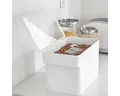 Yamazaki Futterbehälter Tower Futterbox Hundefutter Aufbewahrung luftdicht Katzenfutter, Kunststoff, Aufbewahrung für Trockenfutter, Box für 3,5kg, luftdicht verschließbar
