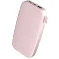 FRESH 'N REBEL Powerbank 18000mAh USB-C Anschluss, Ultra Fast Charg. & 20W PD, Farbe:Pink - Rosa