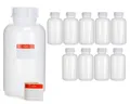10x Weithalsflasche 2000ml Leere Plastikflasche Laborflasche Chemikalienflasche