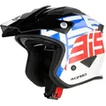 Acerbis Aria Graphic, Jethelm - Weiß/Blau/Rot - XL
