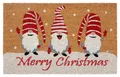 HANSE Home Fußmatte Kokos Gnomes Merry Christmas, Türmatte, rechteckig, Höhe: 15 mm, Schmutzfangmatte, Rutschfest, Outdoor, Weihnachten, Kokosmatte, Zwerg