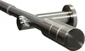 GARDINIA Gardinenstange Set Metall, Ø 19 mm, 1-läufig, ausziehbar, verschraubt, Aluminium, 1-Lauf