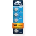 CR1632 Batterie Knopfzelle, 5er Pack, Alpalium, 3V, Hohe Leistung für Fernbedienungen, Schlüsselanhänger, CPUs, tragbare und medizinische Geräte, CR 1632 Premium Qualität & Lange Lagerfähigkeit