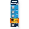 CR1632 Knopfzelle Batterie 5 Stück Alpalium Lithium Batterie 3V Knopfbatterie
