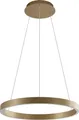 Lucande Smart LED-Hängeleuchte Yonam, gold, 1-flammig, Tuya