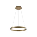 Lucande LED Smart Home Pendelleuchte Yonam dimmbar mit Leselampe (Modern) in Gold/Messing aus Aluminium (1 flammig,) - Deckenlampe Esstischlampe Smarte Hängelampe,Smarte Hängeleuchte