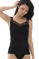 Mey Tagwäsche Serie Emotion Elegance Damen Tops breiter Träger Schwarz S(38)