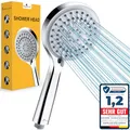 Magichome Duschkopf Wassersparend 5 Strahlarten Hochdruck Duschkopf Handbrause Duschbrause Groß Sparduschkopf