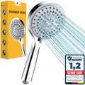 Duschkopf Wassersparend Hochdruck 5 Modi Handbrause verchromt Bad Zubehör
