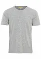 camel active Herren Camel Active H -T-shirt 1/2 Arm T-Shirt,Silber Melange,S