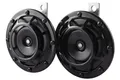 HELLA Horn - HEAVY DUTY HORN B133 SET - 24V - 110dB(A) - Frequenzbereich: 375/500Hz - Hochton/Tiefton - elektrisch - Gehäusefarbe: schwarz - Flachsteckanschluss - Menge: 2 - 3AG 003 399-101